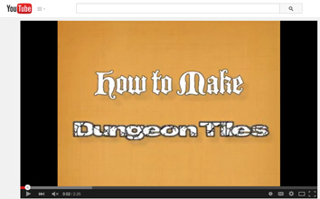 How to Make Dungeon Tiles on Youtube